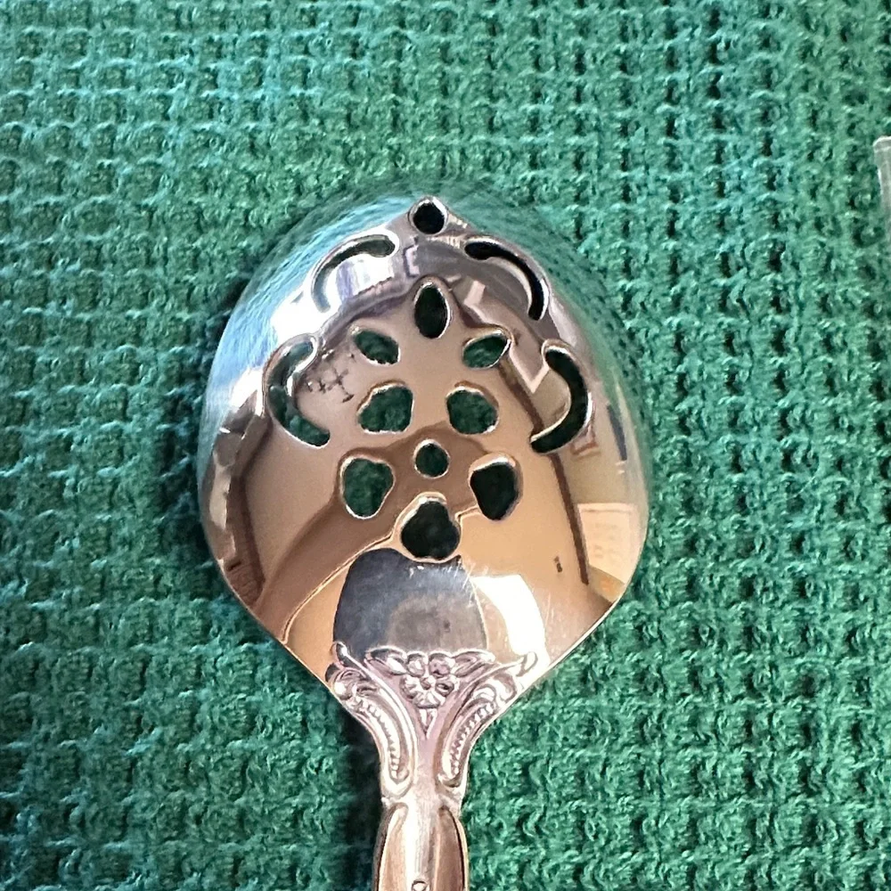Oneida Heirloom Stainless 2 Piece Serving Set Michelangelo Pattern 🆕